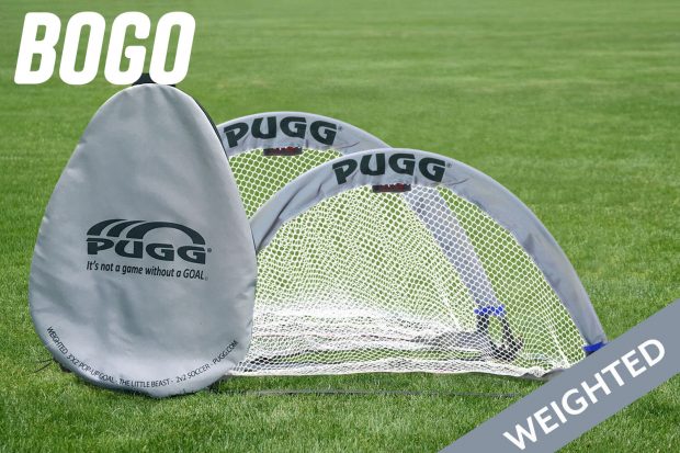 pugg weighted pop up goal 3 footer little beast